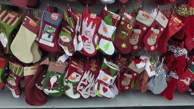 Colorful decorative Christmas Stockings