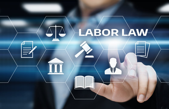 Labor Law Lawyer Legal Business Internet Technology Concept