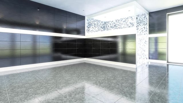 Luxurious Bathroom (loop, 4k, UHD)