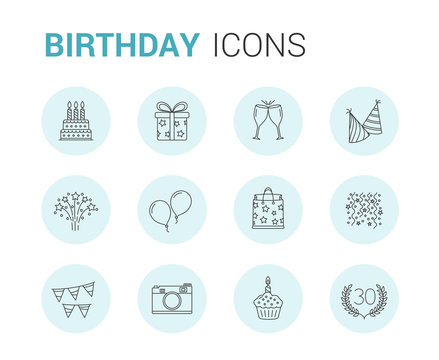 Birthday Icons