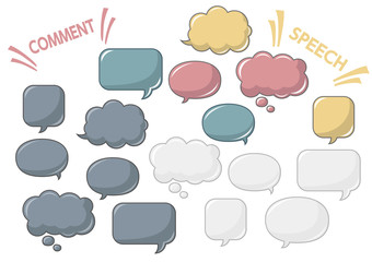 吹き出しセット 2