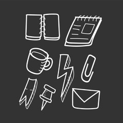 Illustration of vector icon collection