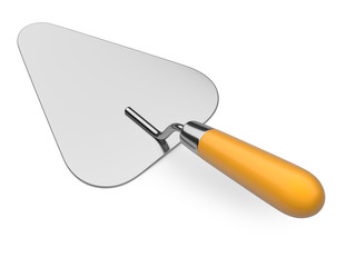Trowel. Work construction tool.