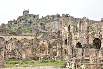 Golconda fort, Hyderabad, India