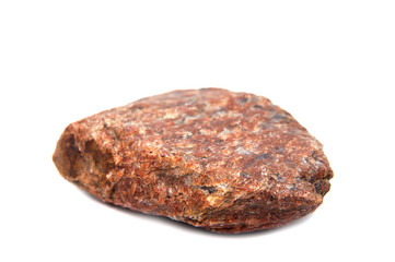 Granite stone isolated on a white background