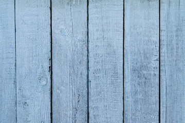 Winter background. Blue boards. Frosted table. New Year's frosty texture 