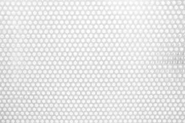 White Grunge Aluminum Circle Punch Background.