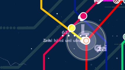 Abstract Metro Map