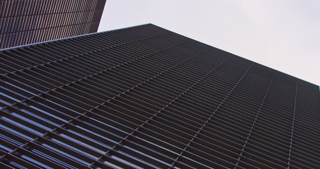 Office bouldings in a business city with sunlight reflex