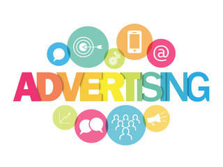 ONLINE ADVERTISING Icons Banner