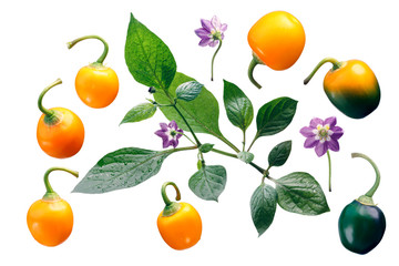 Rocoto Amarillo C. pubescens, paths