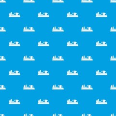 Toy car pattern seamless blue