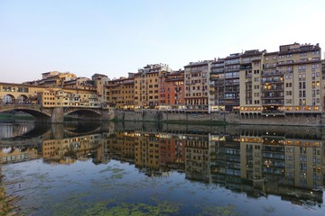 Florence - Arno and Ponte Vecchio