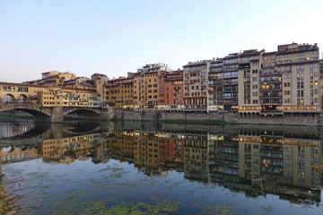 Obraz premium Florence - Arno and Ponte Vecchio
