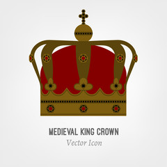 Medieval king crown