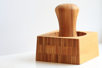 Mortar for griding spices, condiments for kitchen