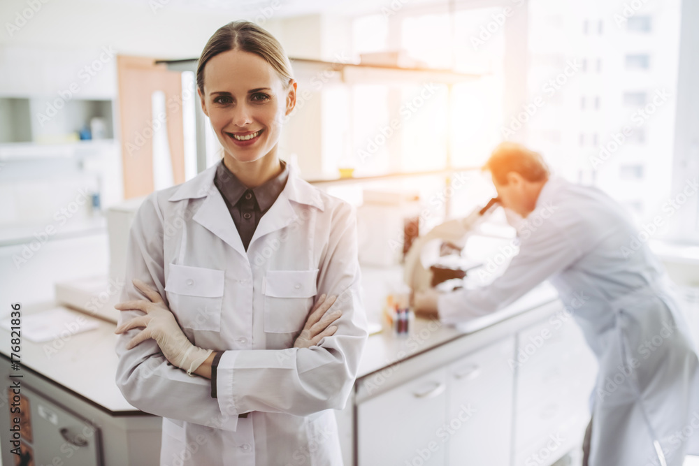 Canvas Prints laboratory scientists working