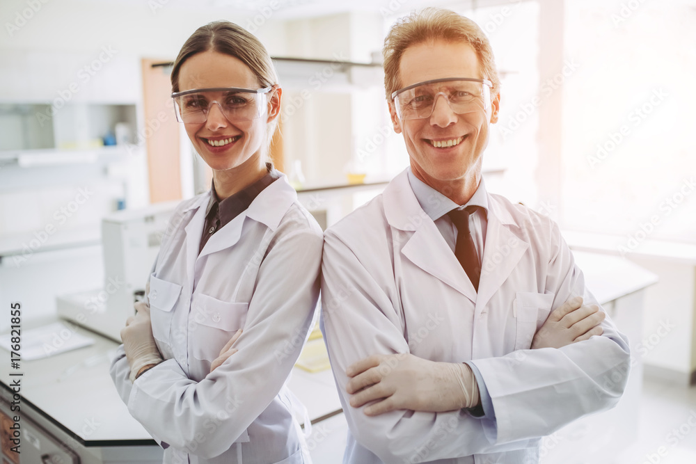 Canvas Prints laboratory scientists working