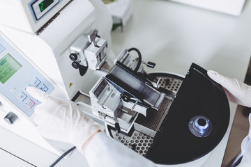 Laboratory scientist working