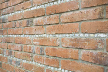 Bricks and stones wall