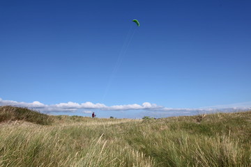 Détente sur les dunes.