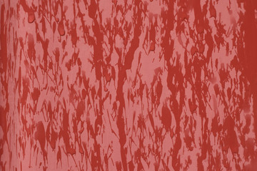 the background red color after a rain