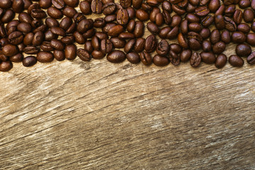 roasted coffee beans, can be used as a background.