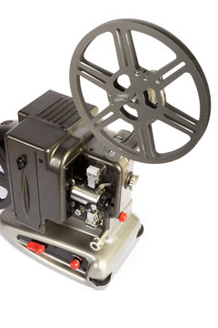 Retro or vintage home movie projector