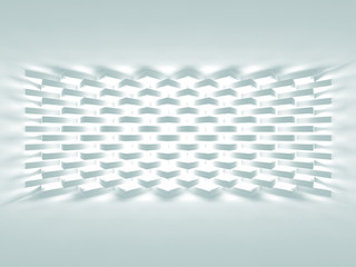 White Architecture Construction Modern Interior Background