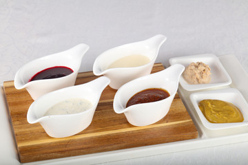 Sauces assortment