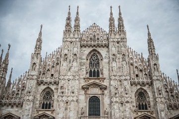 Naklejka premium Dôme de Milan, Italie