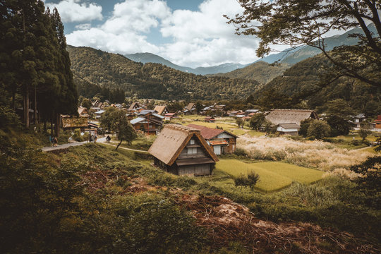 Landscape of exotic rural village
