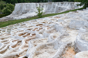 Salt hills in Egerszalok, Hungary