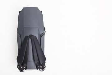 Naklejka premium Uav drone copter isolated on white background.