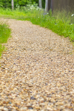 Gravel Path In Countryside