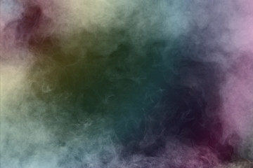 Abstract Smoke Clouds, All Movement Blurred, intention out of focus