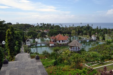 Fototapeta na wymiar The water palace complex of Karangasem, Bali, Indonesia