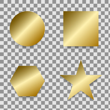 Paper banners. Set of three white simple banners, or empty backgounds. Vector illustration, eps 10