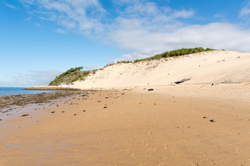 Corniche et plage de la Dune du Pyla, Bassin d'Arcachon (France)