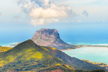 View from the viewpoint. Mauritius.