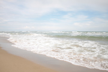 Fototapeta na wymiar beachtime, sea, beautiful, beach, blacksea