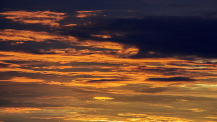 View of wonderful sky in morning
