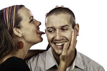 Naklejka premium Playfull Couple