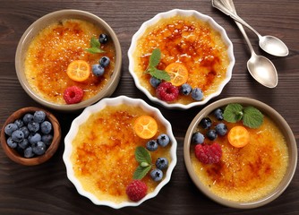 Creme brulee.