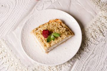 Cottage cheese cake with сrumb