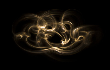 Overlay light, an abstract pattern on a dark background