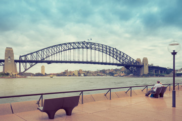 Sydney Harbor and cityscape