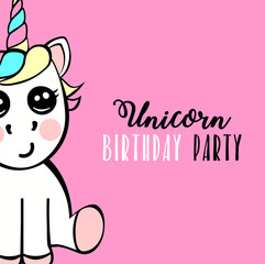 Unicorn birthday party