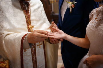 wedding ceremony in church
