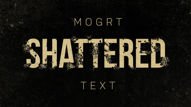 Shattered Text Effect